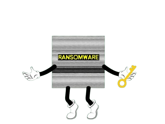 cartoon ransomware image
